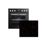 Geratek Pizzo EH7402B ugradbeni set – pećnica 65 L + ploča