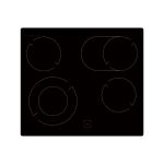 Geratek Pizzo EH7402B ugradbeni set – pećnica 65 L + ploča